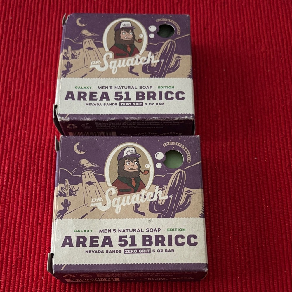 Dr. Squatch Area 51 Bricc Soap - Purple Edition